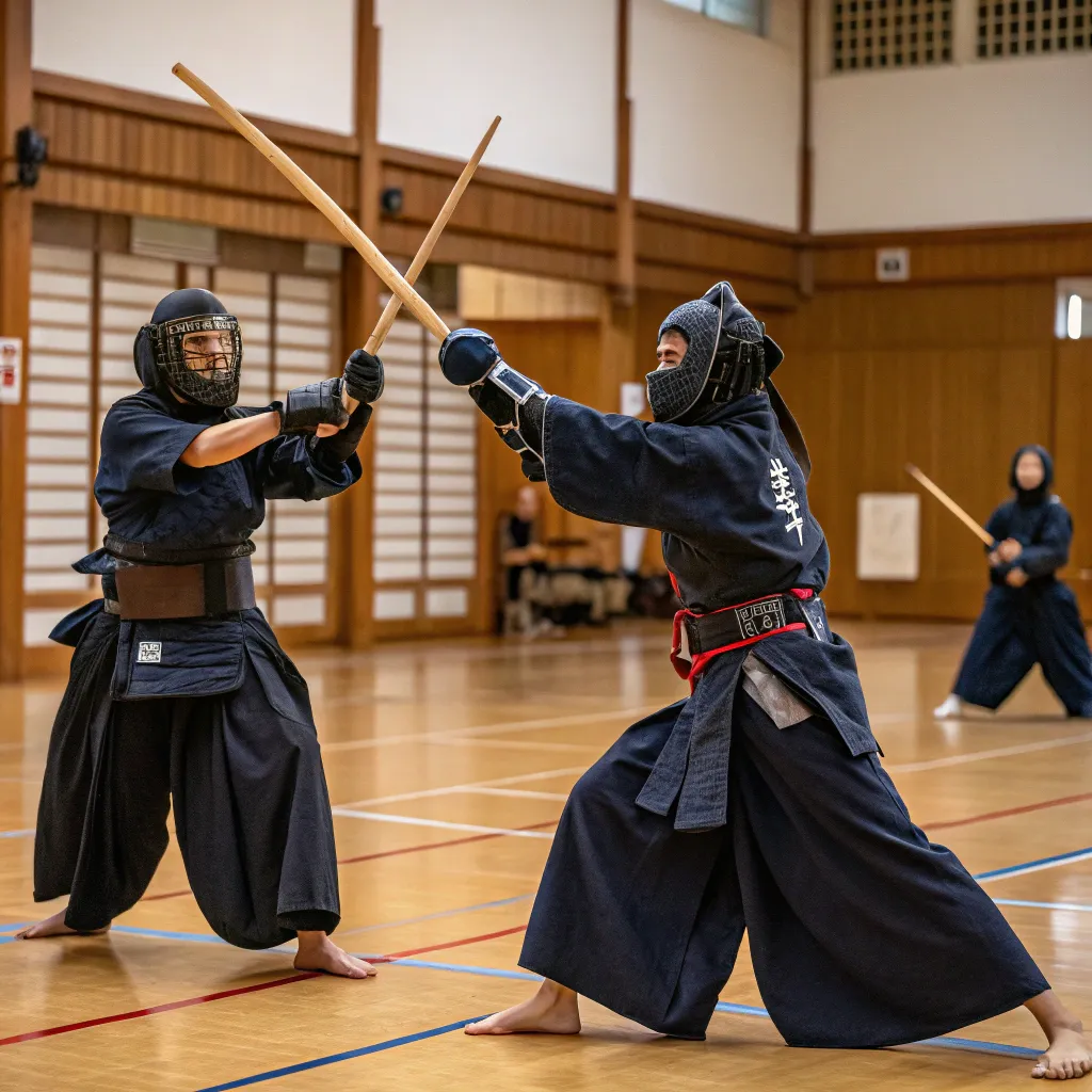 Kendo team in action